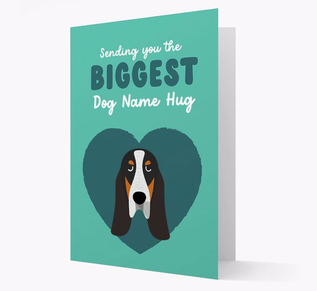 Biggest Hug: Personalized {breedFullName} Card